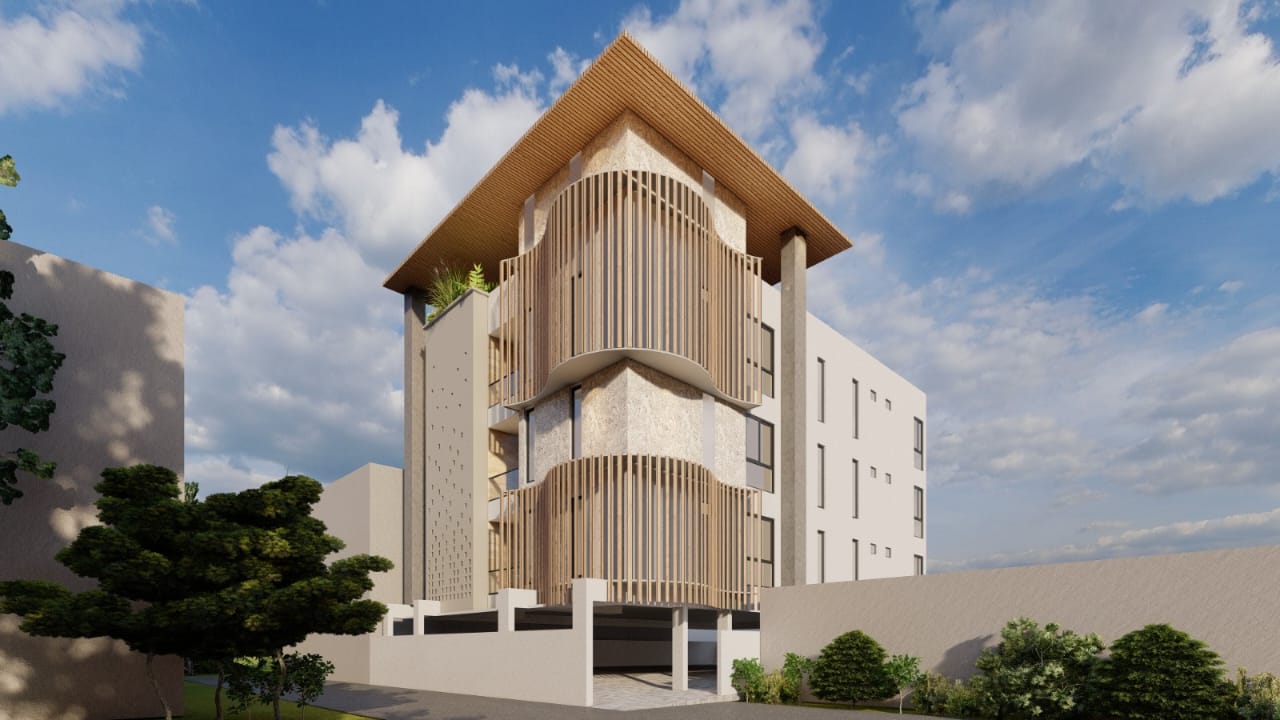 The Grandeur apartment exterior in Vepery
